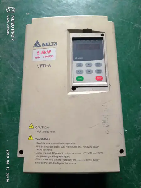 Delta VFD-A serie VFD055A43B 380v 5,5kw
