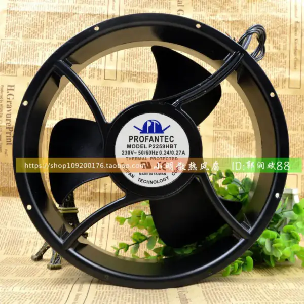 PROFANTEC P2259HBL 25489 254*89MM 230V ventilator