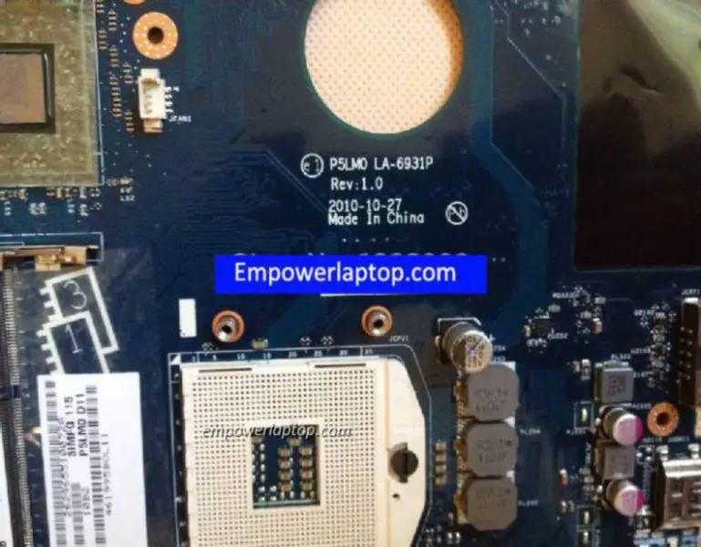 Acer 5950 5950G P5LM0 LA-6931P Moederbord