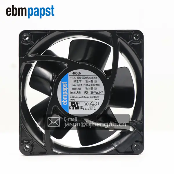 12038 180m3/h 115V 18W 4606N UPS voeding netwerkkast speciale buis axiale volledig metalen koelventilator