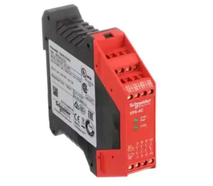 Schneider Monitoring 24V AC DC XPSAC5121 Noodstop veiligheidsrelais