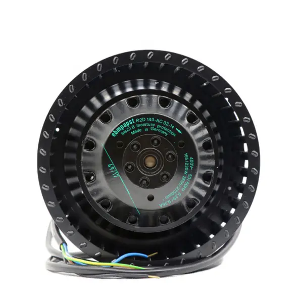 Originele Ebmpapst R2D140-AC02-14 230VAC 165W 140MM M2D068-DF Centrifugaal Koelventilator voor Servomotoromvormer