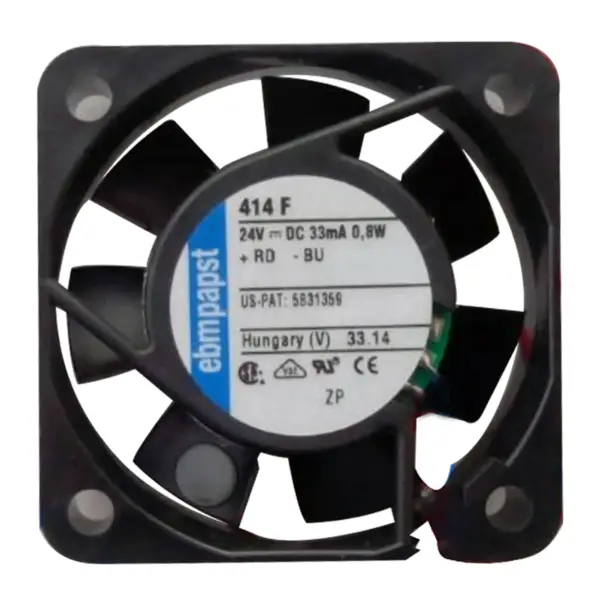 414F Nieuwe Ebmpapst Asstroomventilator 24V 0.8W 4CM 40*40*10mm Omschakelaars Koelventilator