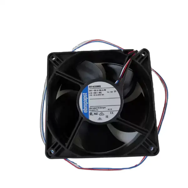 ebmpapst ventilator 4414/39MU-598 120*120*38mm 24V 4.4W waterdichte DC ventilator industriële automatisering kabinet besturingskast ventilator