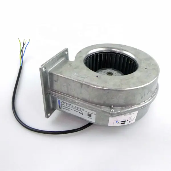 ebm papst G2E120-AR38-01 230V 0.37A 83W Volmetalen Centrifugaal Turbine Blower Koelventilator
