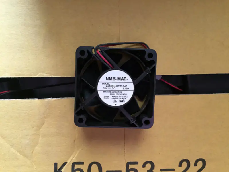 NMB-MAT 2410RL-05W-S40 DC 24V 0,10A 6025 2-draads omvormer ventilator