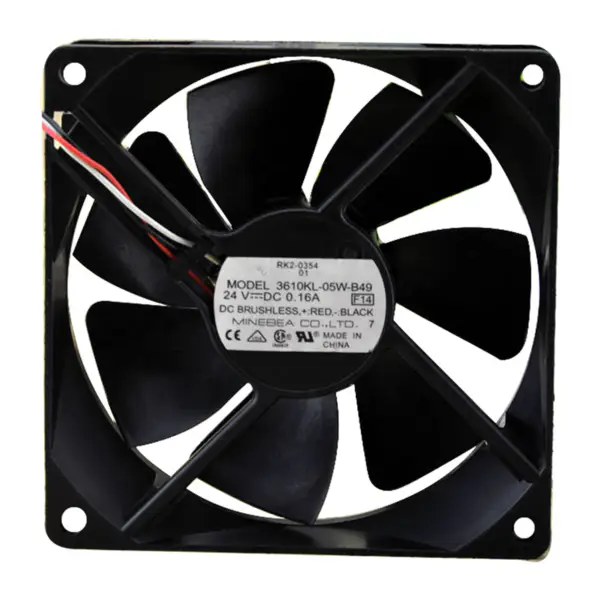 3610KL-05W-B59 -E50 3610ML-05W-B59 3610KL-05W-B49 Driedraads 24V 0,20A originele NMB ventilator