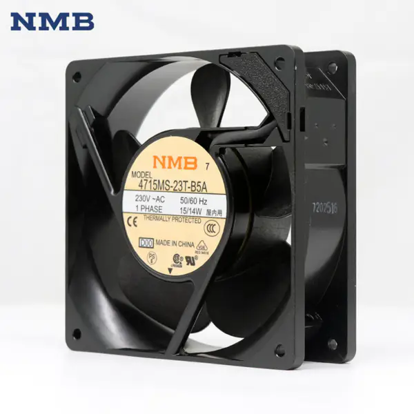 4715MS-23T-B5A NMB 120*120*38mm Carbinet Axial Fan AC 230V 12CM 14W UPS Koelventilator