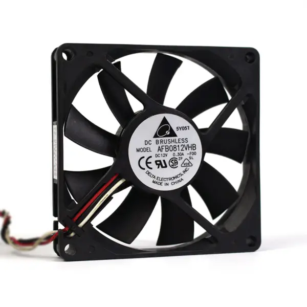 Delta 8CM 8025 12V 0.41A AFB0812VH chassis voeding moederbord detectie koelventilator