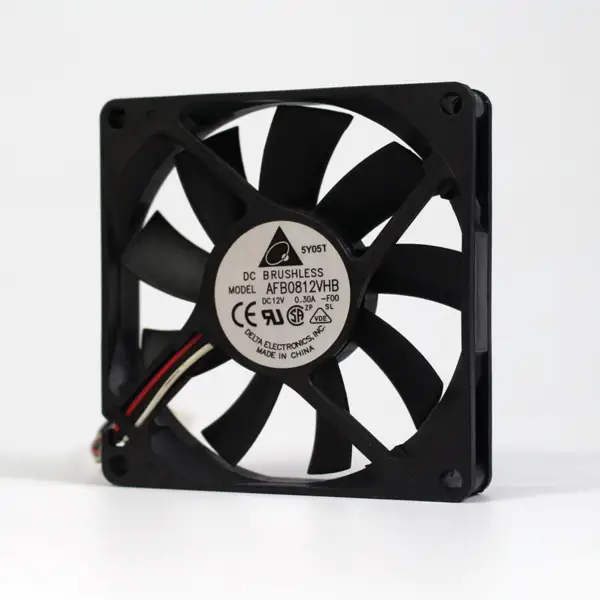 Delta 8CM 8025 12V 0.41A AFB0812VH chassis voeding moederbord detectie koelventilator