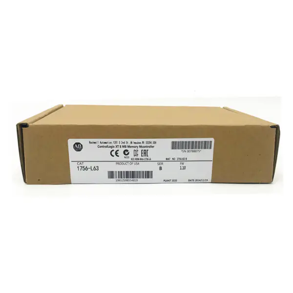Goedkope prijs Allen Bradley 1756 L63 AB Controllogix 5563 CPU PLC Processor 1756-L63 Industriële Automatisering