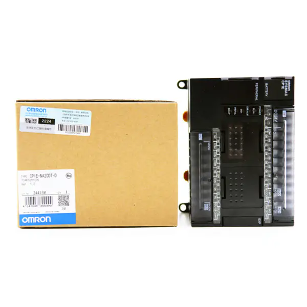 Automatiseringsmachinebesturing Omron PLC CP1E N20 CPU-module CP1E-NA20DT-D