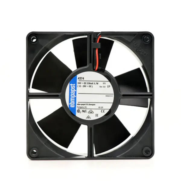 Originele Nieuwe Ebmpapst MULTIFAN 24VDC 12CM 4374-123 105.9CFM 3000RPM Axiale Koelventilator