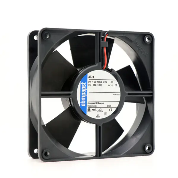 Originele Nieuwe Ebmpapst MULTIFAN 24VDC 12CM 4374-123 105.9CFM 3000RPM Axiale Koelventilator