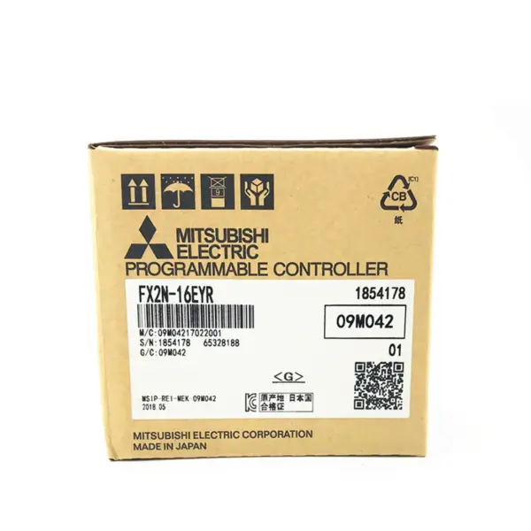 Mitsubishi FX 2N 16EYR PLC-besturing FX2N uitgangsuitbreiding FX2N-16EYR