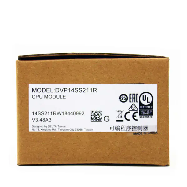Delta DVP SS 14 SS2 14SS211R PLC 14SS2 DVP-14SS2 Digitale CPU-module DVP14SS211R met RS232-ingangspakket Industrieel Ect.
