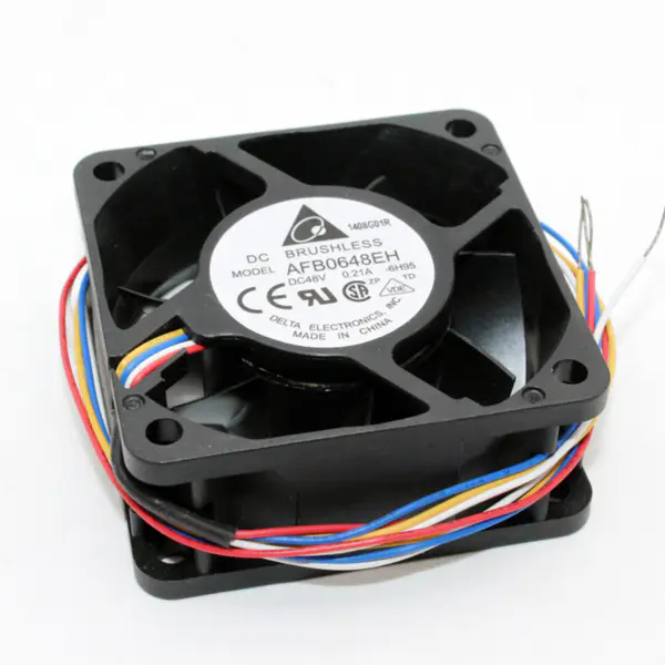 Delta 60*60*25 mm 48V 0,21A 6CM vierdraads AFB0648EH grote koelventilator