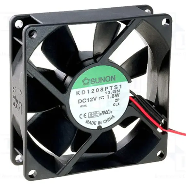 Originele Authentieke SUNON KD1208PTS1 8025 80*80*25mm DC12V 1.8W 2950RPM Chassis Power Cooling Fan