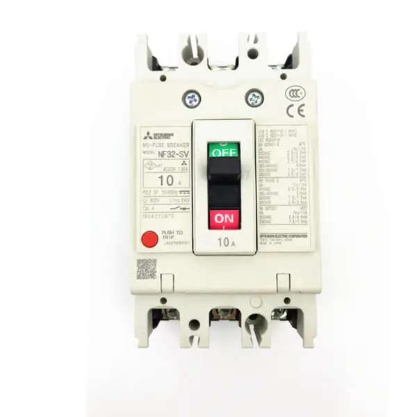 Mitsubishi 3P 10A motorbeveiligingsschakelaar NF32-SV