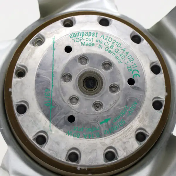 ebmpapst AC axiale ventilator 400V 80W 2700 RPM A2D210-AA02-11 Motorventilator Elektrische schakelkastventilator