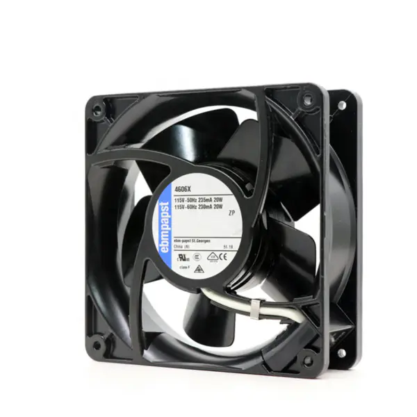 afmeting 119 x 119 x 38mm 115 V AC luchtstroom 180m3 / h 3100rpm 4606X ebmpapst koelventilator