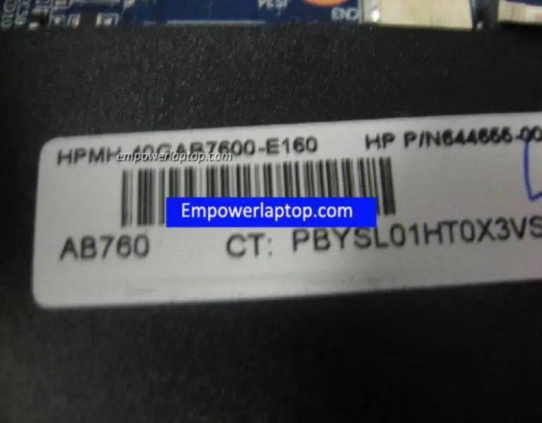 HP DV7-6000 645384-001 Moederbord