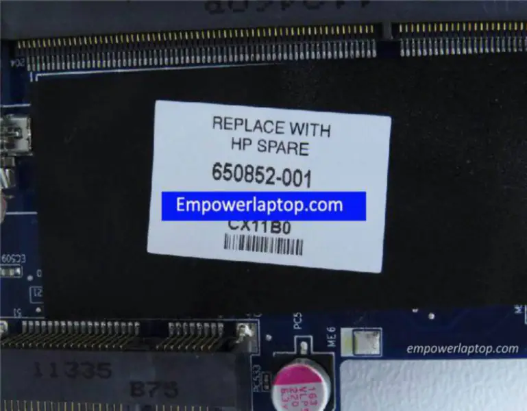 HP 650852-001 DV6 DV6-6000 Moederbord