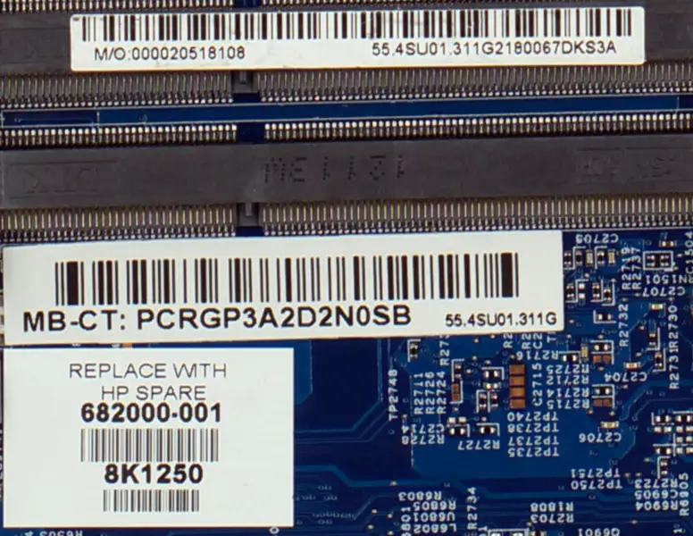 HP 682000-001 DV7 DV7T DV7-7000 DV7T-7000 Moederbord