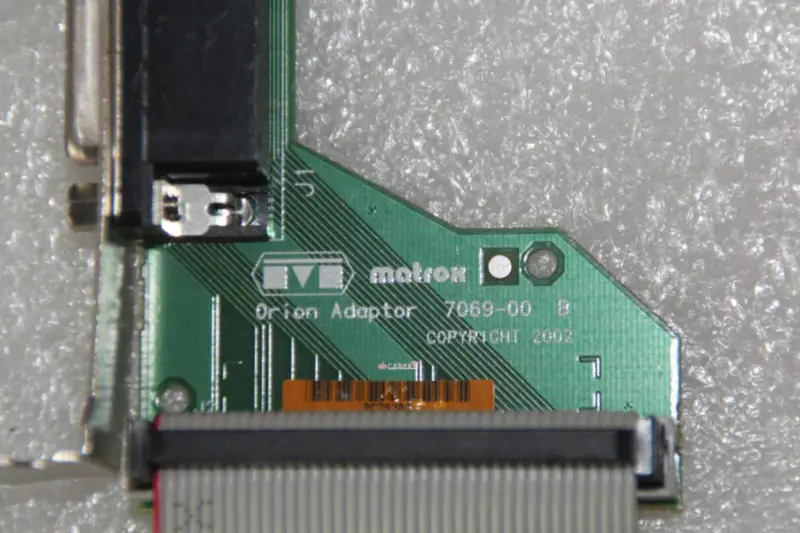 MATROX Capture kaart Dochter kaart Aansluitkaart Uitbreidingskaart 7069-00 B ORION ADAPTOR