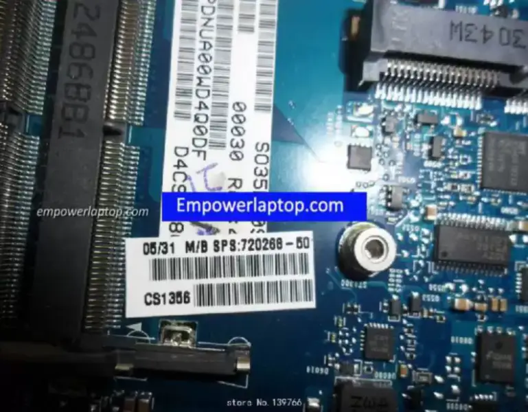 HP envy 17 17-J 720268-501 720268-001 Moederbord