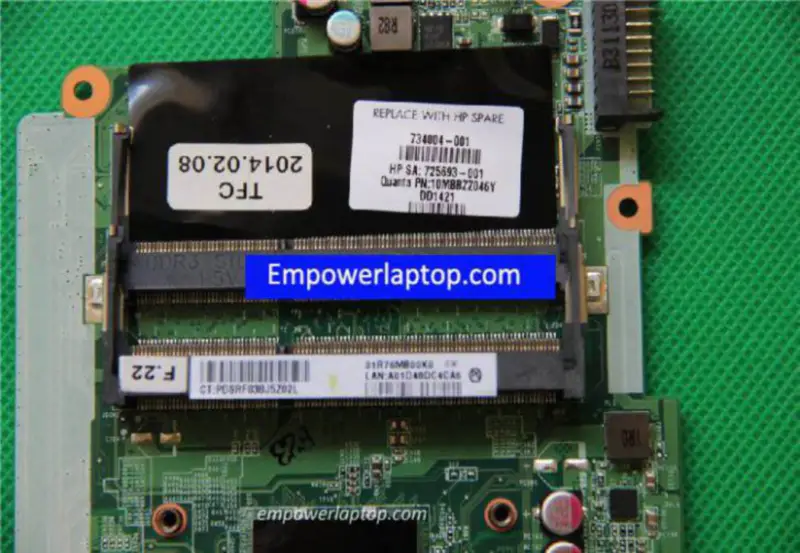 HP 15 15-E DA0R76MB6D0 734004-001 Moederbord