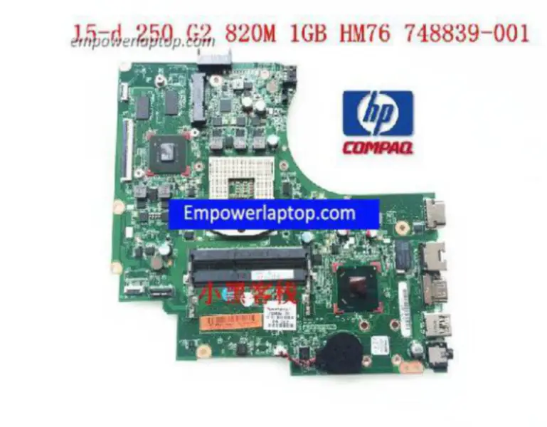 HP 15-D 250 G2 748839-001 Moederbord
