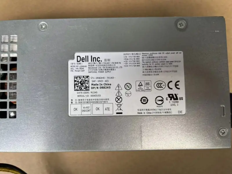 Dell DPS-220UB A L220AS-00 Voeding