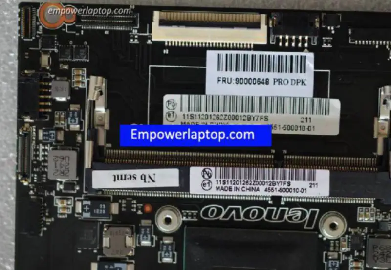 Lenovo 90000648 Yoga 13 13.3 Moederbord