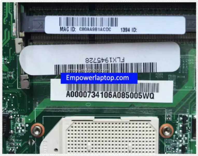 Toshiba Satellite L645 Moederbord