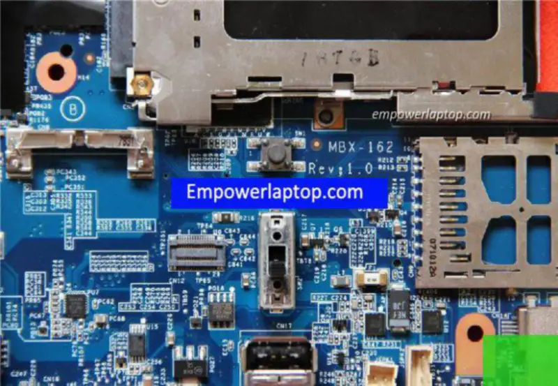 Sony A1229978A MS52 MBX-162 1P-006A502-8010 Moederbord