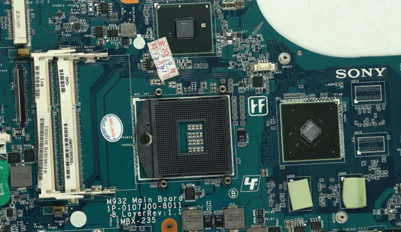 Sony MBX-235 M932 A1796397B Moederbord 4 videogeheugen