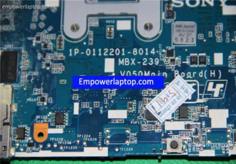 Sony VPC-CB A1818255B A1848524A A1818266B MBX-239 1P-0112201-8014 Moederbord