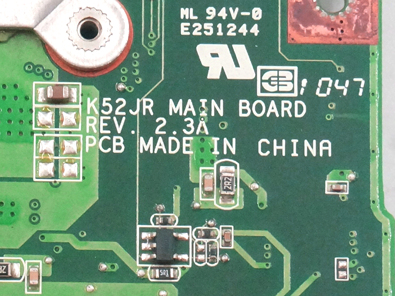 Asus A52J moederbord