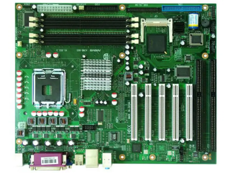 ANOVO AIMB-865 V1.0S1.3 industrieel moederbord 2×ISA 5×PCI zonder AGP