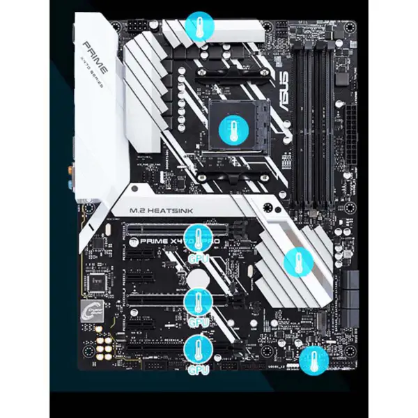 Moederbord voor Asus Prime X470-pro