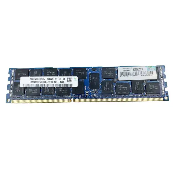 Servergeheugen Voor Hp 647901-b21 647653-081 16gb Ddr3 1333 10600r Ram