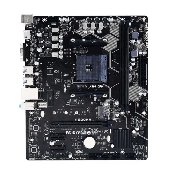 A520mh Voor Biostar Moederbord A520 Socket Am4 64gb Ddr4 M.2 Micro Atx