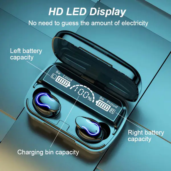 2023 Amazons Topverkoop Q32 Tws 5.0 Draadloze Hoofdtelefoon Blauwe Tooth Handsfree Stereo Oortelefoon Met Oplaadhoesje
