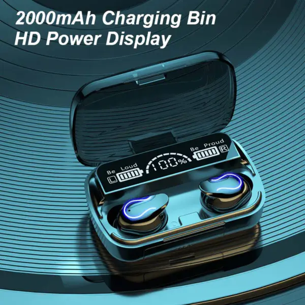 2023 Amazons Topverkoop Q32 Tws 5.0 Draadloze Hoofdtelefoon Blauwe Tooth Handsfree Stereo Oortelefoon Met Oplaadhoesje