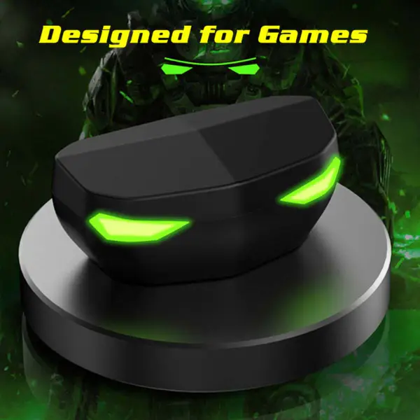 2023 Mobiele Handsfree Draadloze Oortelefoon 65ms Lage Latency Gaming Headset Noise Cancelling D17 Tws Earbuds