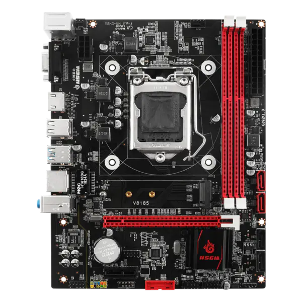 Hsgm Desktop H81-v8185 Lga 1150 Cpu Socket Computer Moederbord