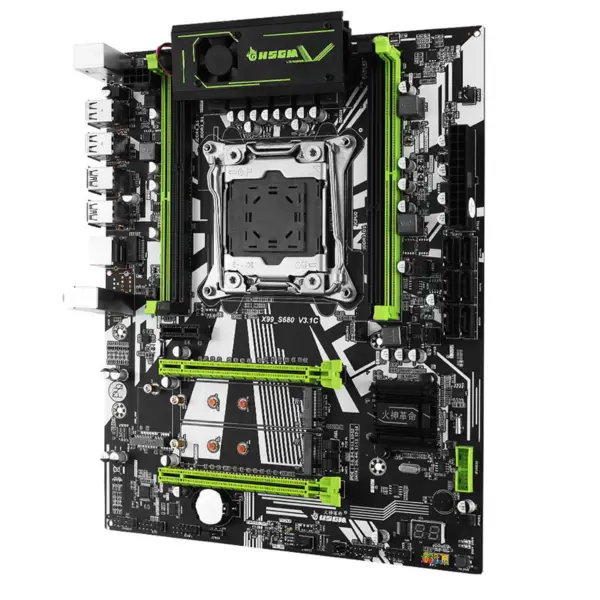 Hsgm X99-s680 Moederbord 64gb High-end Ondersteuning Dual Channel Ddr3/ddr4 Server Moederbord