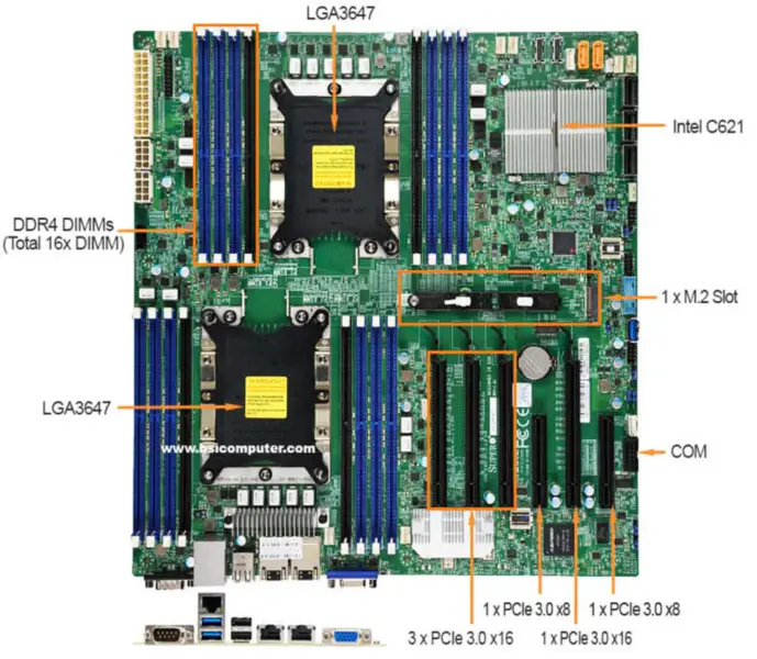Supermicro X11DPi-NT Moederbord