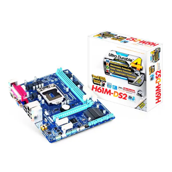 Gpu Moederbord H61 Ddr3 Lga1155 I3 I5 I7 Sata2.0 1333 Dram H61m Ds2
